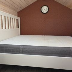 Ikea Hemnes Double bed & mattress