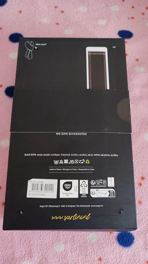sarlini unisex grey gray scarf