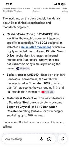 Seiko Premier Kinetic Direct Drive