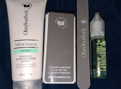 x4 Bundle - Brand New Mineraux Collection - Obey Your Body - Natural Glow Nail Kit - RRP - 41.00 - Open To Offers!!
