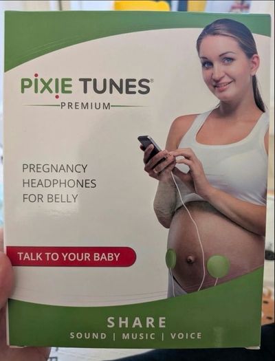 pregnancy bump headphones