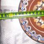 Majolica Art Pottery Wall Plate no chips or cracks, Postage Available or Collection Image 4
