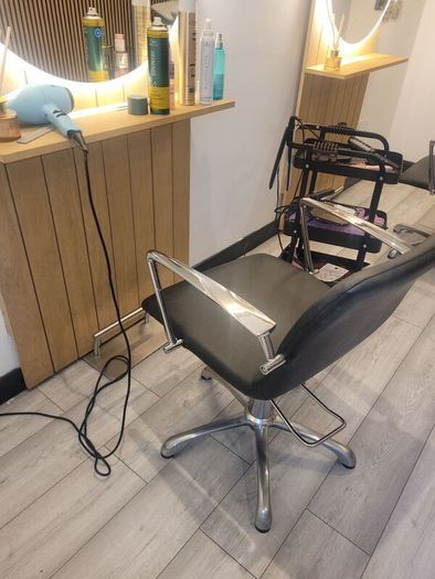 Basin and styling chairs