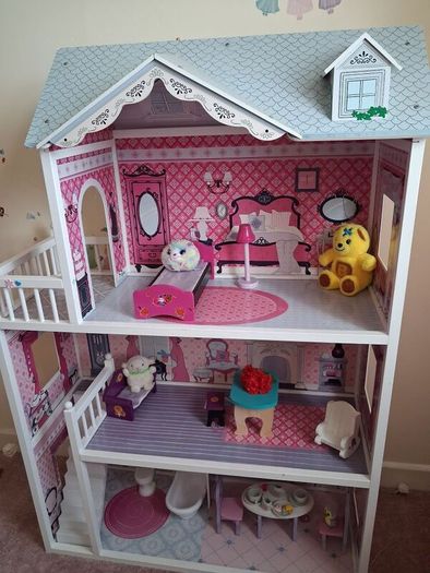 Large Dolls House with Furniture (Collect from Stillorgan)