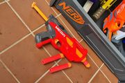 Mega Nerf Gun And 3x Blasters