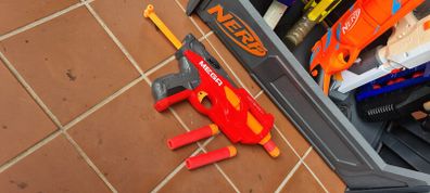 Mega Nerf Gun And 3x Blasters