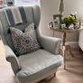 Beautiful light blue armchair Image 4