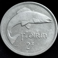Ireland - 1965 - Florin - Salmon - KM.15a - [2458]