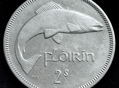 Ireland - 1965 - Florin - Salmon - KM.15a - [2458]