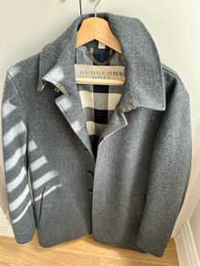 Burberry Men Wool Coat