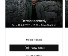 Dermot Kennedy Tickets South Stand Premium