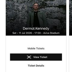 Dermot Kennedy Tickets South Stand Premium