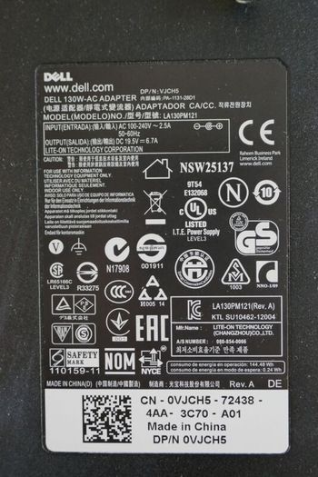 Dell laptop power supply