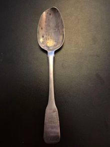 Silver Plated Irish Georgian Spoon