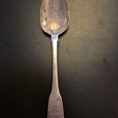 Silver Plated Irish Georgian Spoon