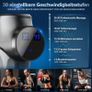 Massage Gun Deep Tissue,30 Speeds Powerful Percussion Muscle Massager,2500mah Electric Handheld Muscle Massage Gun,Portable Fascia Gun with 8 Massager Heads for Athletes Muscle Tension Pain Relief Image 7