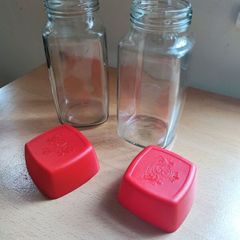3 glass food containers