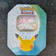 FREE Tracked Shipping. Pokemon 30th Celebration Sylveon EX Tin