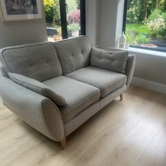 Sofa Two Seater DFS French Connection Zinc