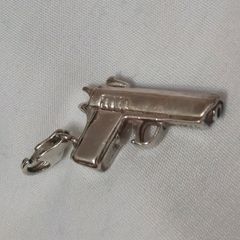 Sterling silver charm - Gun