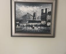 Hand painted art - PARIS
