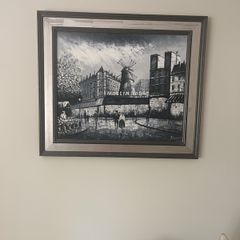 Hand painted art - PARIS