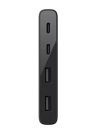Belkin Usb-c 4-port Mini Hub Type C 2x Usb-c 2x Usb-a Ports Blk New F4u090btblk
