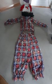 Scary clown Costume