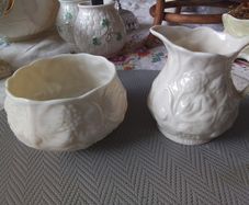 Belleek Sugar & Creamer