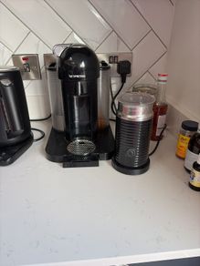 nespresso machine and frother
