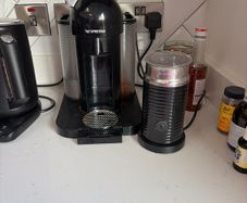nespresso machine and frother