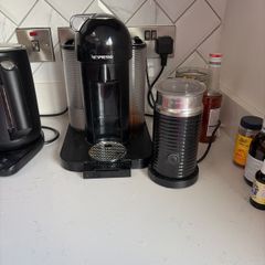 nespresso machine and frother