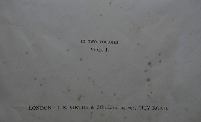 Antique (big and heavy) Imperial Shakespeare 1800s, Charles Knight, ,Volume 1