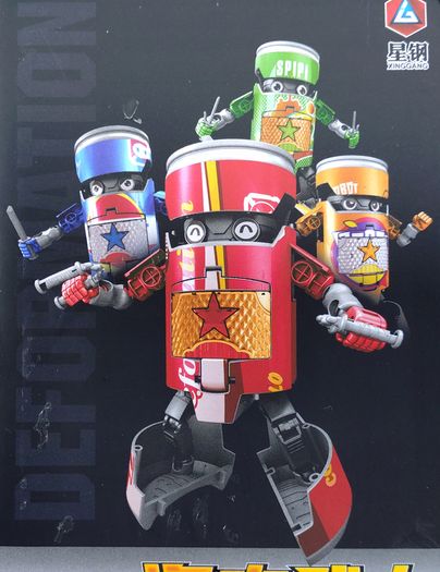 Robot Transformer Can (brand New).