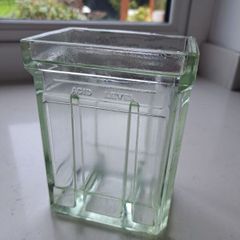 Exide Glass Battery Case 1930's