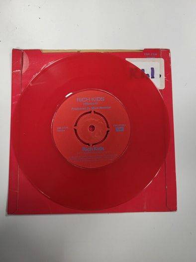 Rich Kids Rich Kids 7 Inch Red Vinyl Single