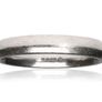 Gents heavy platinum band ring Image 2