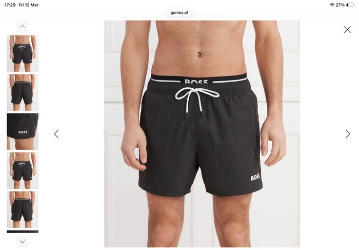 Fab mens swim shorts from BOSS black S