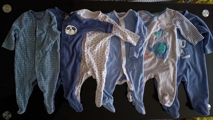 babygrows 6 pieces