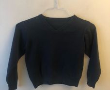 Navy school jumper (age 6-7)