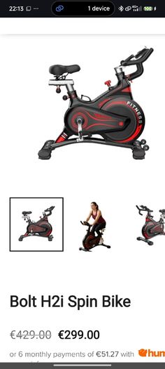 Indoor/spinning bike same as in the picture available weekend!
