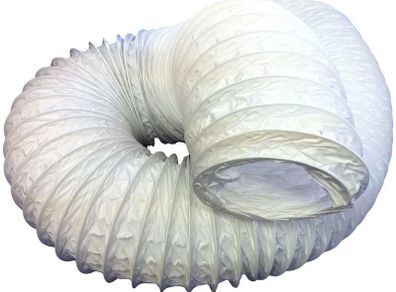 PVC Flexible Hose 125mm - 5 inch Universal Tumble Drier, Cooker Hood, Extractor Fan, Air Conditioner Hose - 3 Metre Length