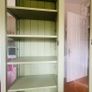 Sage green glass cabinet- right sided door opening Image 3