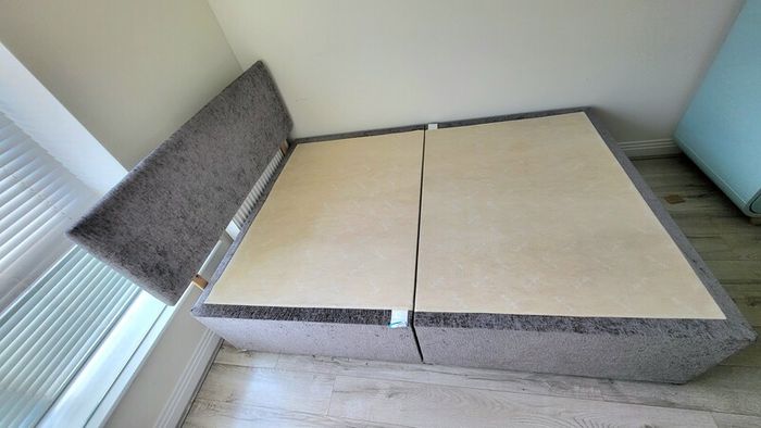 Double bed base and mattress