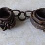 Antique/Vintage : Leather Horse Hobble Cuffs , Shackles Image 4