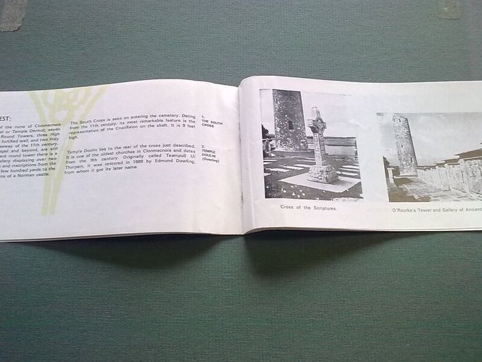 Old guide book to Clonmacnois Offaly Ireland