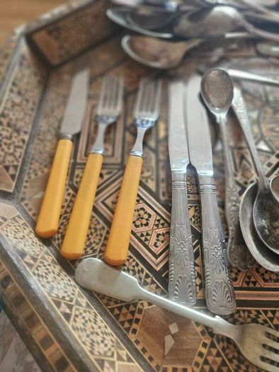 Large Bundle of Vintage Epns and Silver Plated Cutlery