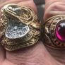 Gold Saddle Ring 9crt Image 3
