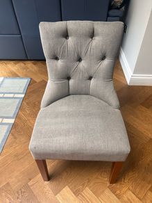 6 Clara Light Grey Dining chairs