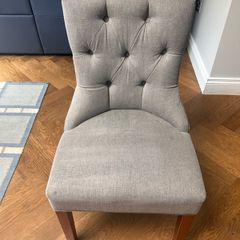 6 Clara Light Grey Dining chairs